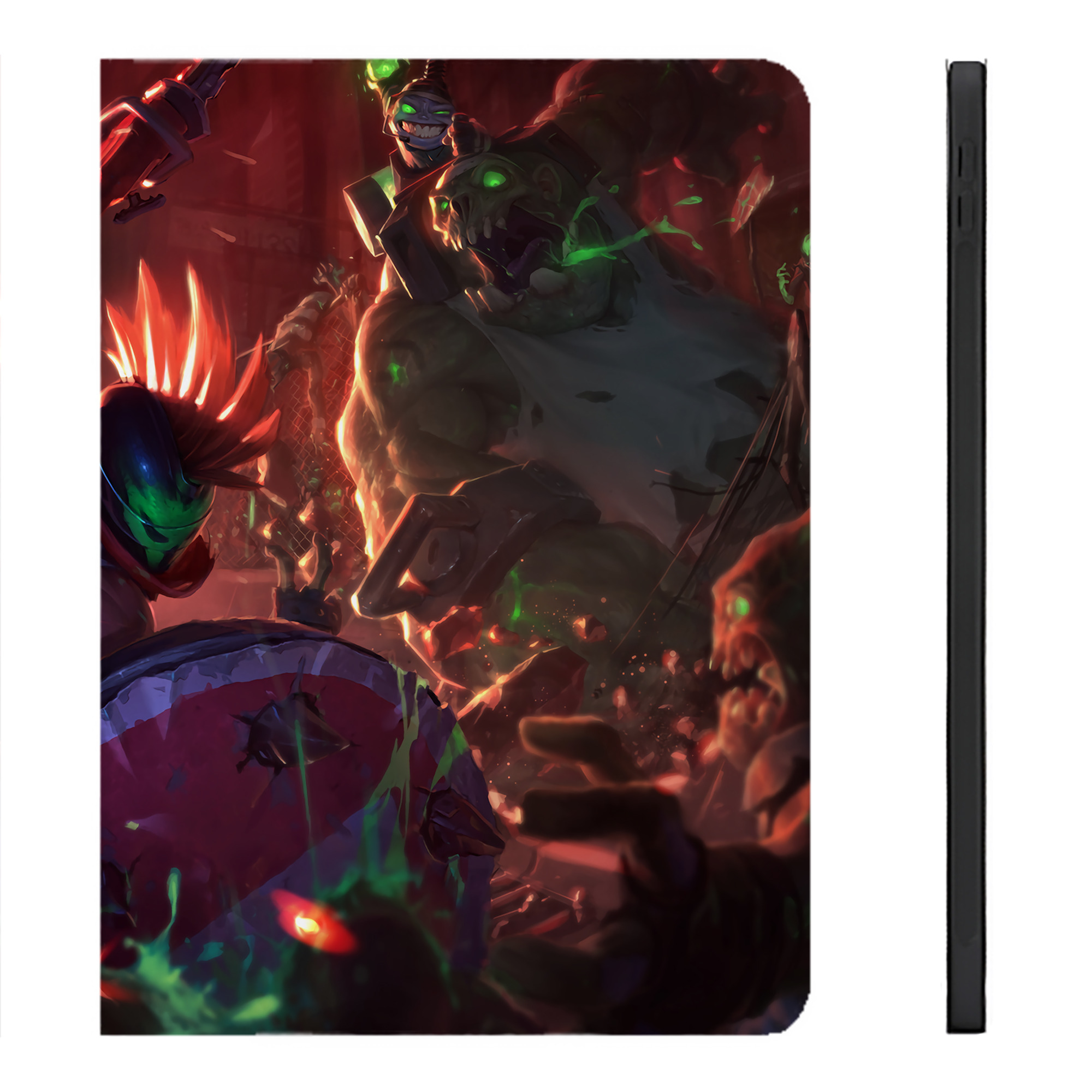 リーグ・オブ・レジェンド League of Legends LOL IPadケース ペンホルダー付き ブックスタイルデザイン